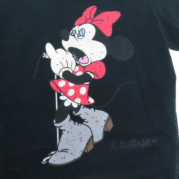 実際に弊社で買取させて頂いたroen/ロエン×Disney/ディズニー ミニー プリントカットソー 半袖Tシャツ 48の画像 6枚目