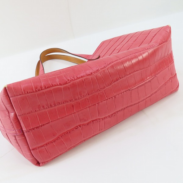 実際に弊社で買取させて頂いたFelisi/フェリージ クロコ型押し トートバッグの画像 2枚目