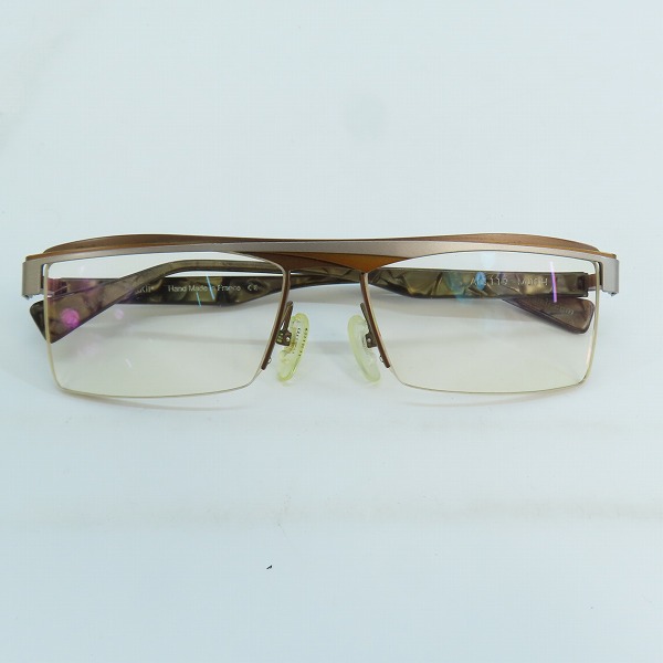 実際に弊社で買取させて頂いたalain mikli/アランミクリ メタルブロー 度入り メガネフレーム/アイウェア AL1119-M00H