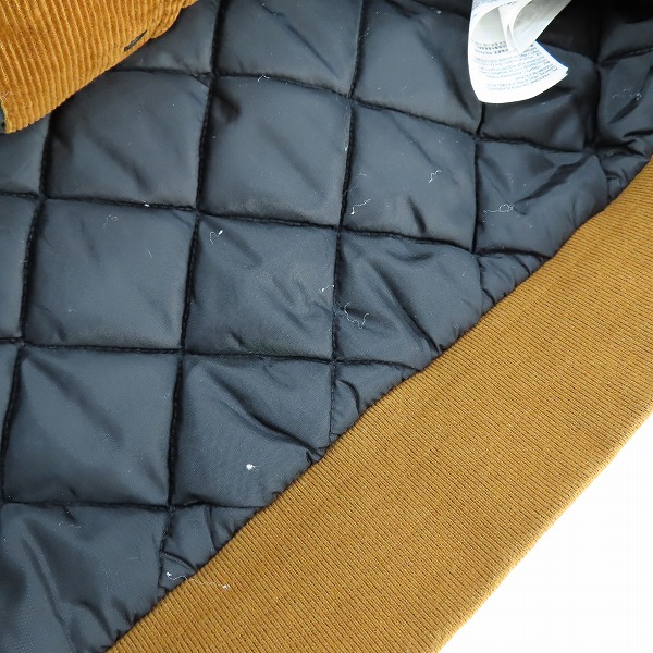 実際に弊社で買取させて頂いたCarhartt/カーハート RUGGED LETTERMAN JACKET コーデュロイ ジャケット I032436/Mの画像 9枚目