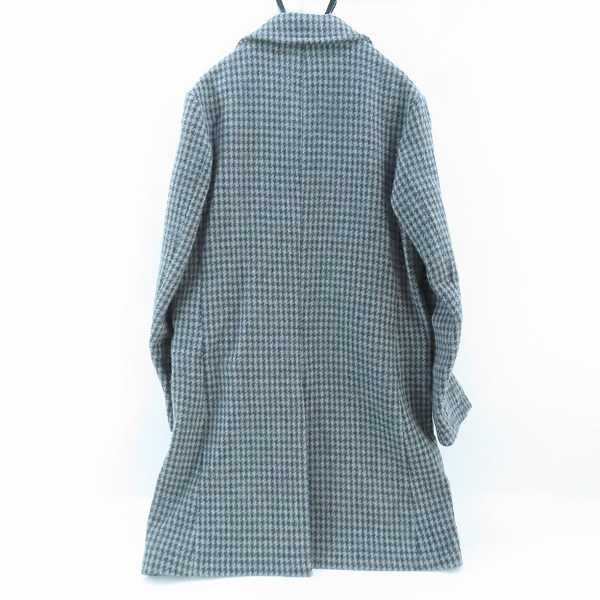 実際に弊社で買取させて頂いたJOURNAL STANDARD relume/ジャーナルスタンダードレリューム 千鳥格子柄 ヴィクトリアンウール チェスターコート/Lの画像 1枚目