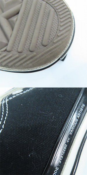 実際に弊社で買取させて頂いたCONVERSE×FRAGMENT/コンバース×フラグメント V.A. ALL STAR/オールスター ローカットスニーカー 1SE348/27の画像 7枚目