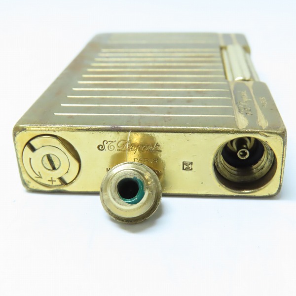 実際に弊社で買取させて頂いたS.T.Dupont/エステーデュポン GATSBY/ギャッツビー ガスライター ゴールドの画像 4枚目