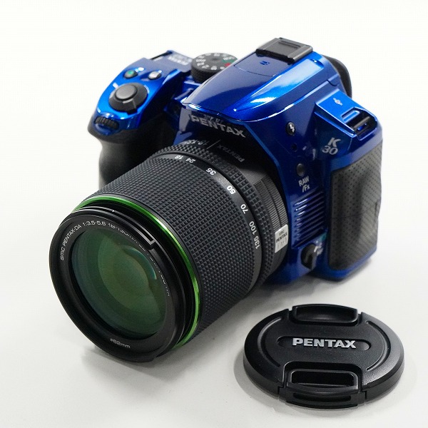 実際に弊社で買取させて頂いたPENTAX/ペンタックス K-30 SR/SMC PENTAX-DA 1:3.5-5.6 18-135mm ED AL [IF] DC WR デジタル一眼レフ カメラ 動作未確認