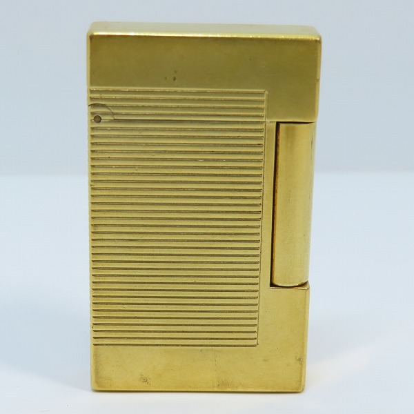 実際に弊社で買取させて頂いたS.T.Dupont/デュポン LINE2/ライン2 ゴールド ストライプ ガスライター