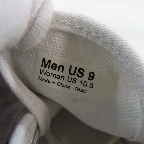実際に弊社で買取させて頂いた【未使用】vans/バンズ authentic white ローカットスニーカー 9の画像 5枚目