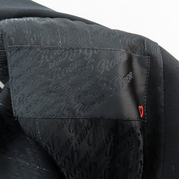 実際に弊社で買取させて頂いたRoen/ロエン ウール テーラードジャケット 77031027 /48の画像 2枚目