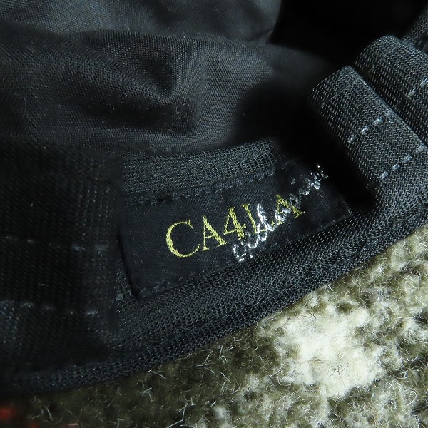 実際に弊社で買取させて頂いたCA4LA/カシラ HALB/ハルプ チェック柄 ハット/帽子の画像 5枚目