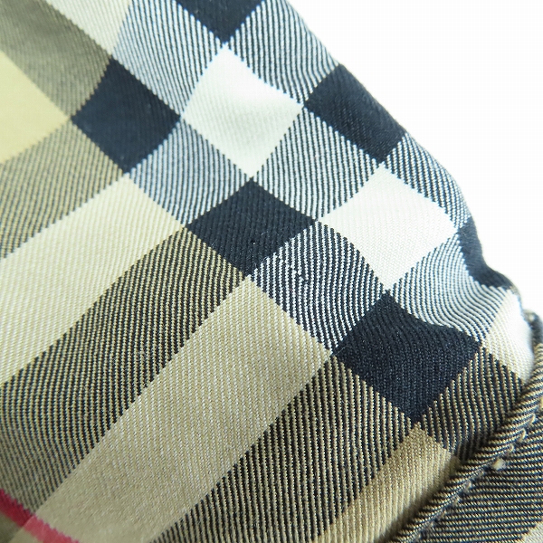 実際に弊社で買取させて頂いたBURBERRY LONDON ENGLAND/バーバリーロンドンイングランド ノバチェック ジップアップジャケット 8036770/Sの画像 7枚目