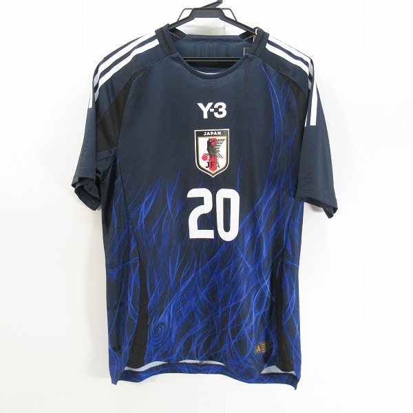 実際に弊社で買取させて頂いた【未使用】Y-3×adidas/ワイスリー×アディダス サッカー日本代表 2024 ホーム レプリカユニフォーム #20 久保建英 IU0957/XL