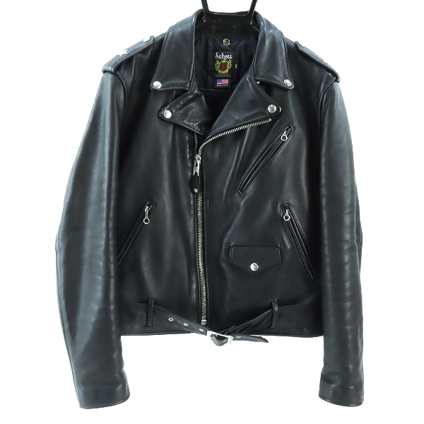 実際に弊社で買取させて頂いたSchott/ショット 613US ONE STAR/ワンスター ダブルライダースジャケット 7007/44