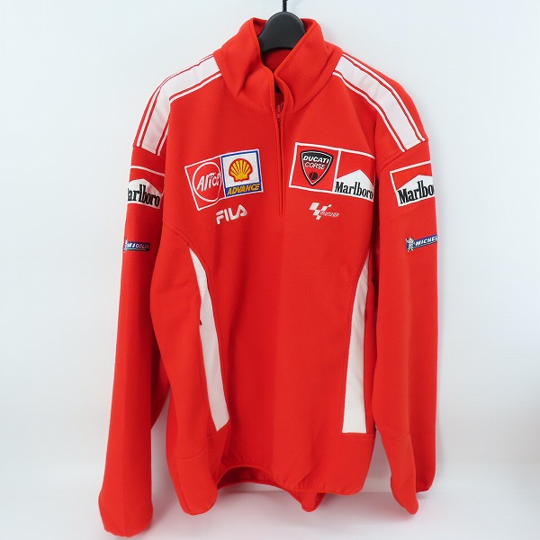 実際に弊社で買取させて頂いたFILA/フィラ Marlboro/Shell フリース プルオーバージャケット /XL