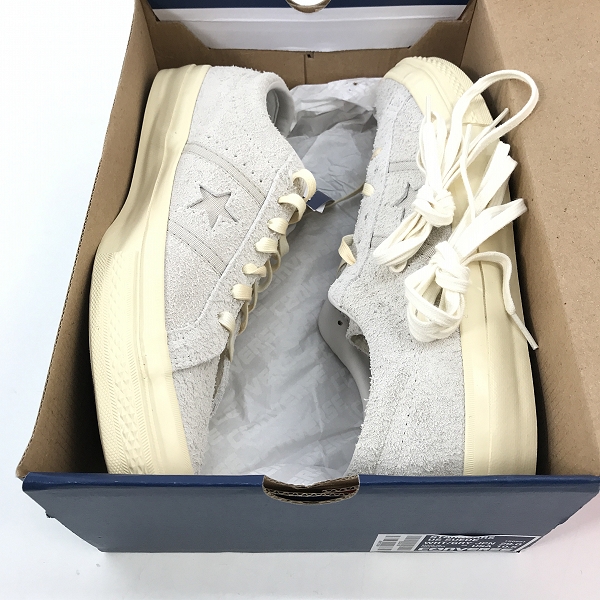 実際に弊社で買取させて頂いた【未使用】CONVERSE/コンバース STAR＆BARS US SUEDE ローカットスニーカー 1SD591/29の画像 8枚目