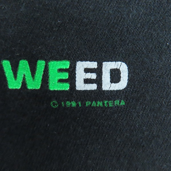 実際に弊社で買取させて頂いたHanes/ヘインズ PANTERA/パンテラ 90s FLY'N ACROSS AMERICA TOUR SMOKE WEED  ヴィンテージ バンドTシャツ/Lの画像 4枚目