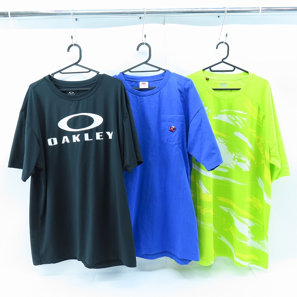 実際に弊社で買取させて頂いたOakley/オークリー CANTERBURY/カンタベリー Tシャツ/2XL・3L・4L 3点セット