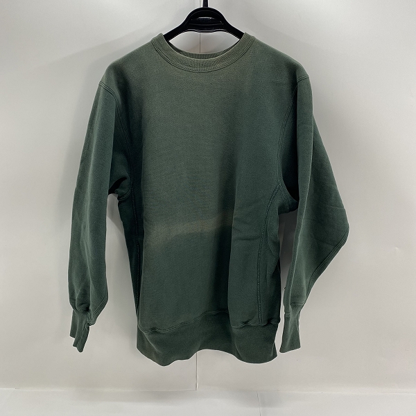 実際に弊社で買取させて頂いたChampion/チャンピオン  90s USA製 REVERSE WEAVE/リバースウィーブ　スウェット/トレーナー/グリーン系
