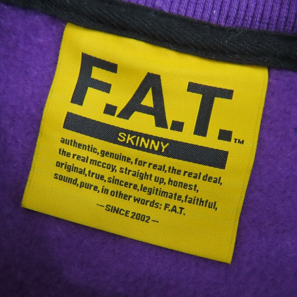 実際に弊社で買取させて頂いたSubciety/サブサエティ SAMPLES/サンプルズ FAT/エフエーティー スウェット トレーナー/パーカー/XL/SKINNY 3点セットの画像 4枚目