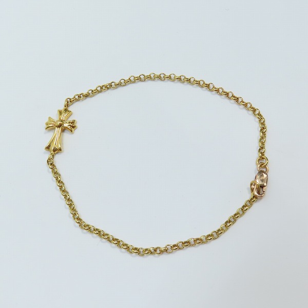 実際に弊社で買取させて頂いた【インボイス付き】CHROME HEARTS/クロムハーツ 22K CHAIN BABY FAT 7.5/チェーン ベイビーファット 7.5 5.3Gの画像 4枚目