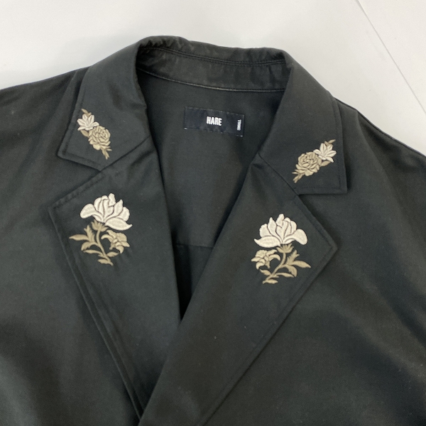 実際に弊社で買取させて頂いたHARE/ハレ ラペル刺繍シャツジャケット HA020578AD/Sの画像 5枚目