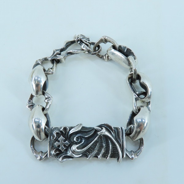 実際に弊社で買取させて頂いたFAL/エフエーエル コウモリ/クロス ブレスレット の画像 1枚目