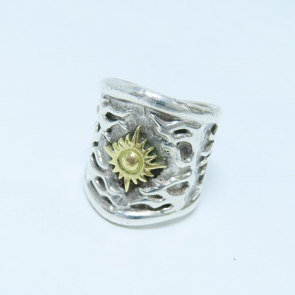 実際に弊社で買取させて頂いたARIZONA FREEDOM/アリゾナフリーダム K18 太陽神付 リング /20号