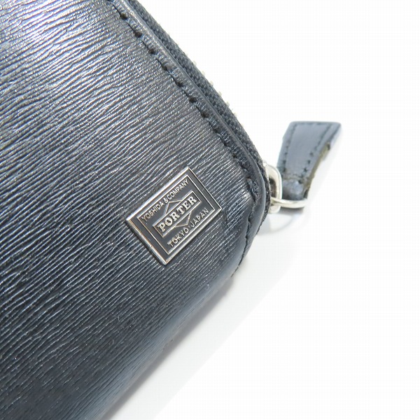実際に弊社で買取させて頂いたPORTER/ポーター CURRENT カレント L字ファスナー/ラウンドファスナー 長財布の画像 5枚目
