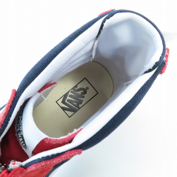 実際に弊社で買取させて頂いたVANS/バンズ SK8-HI ZIP BL/スケートハイ スニーカ V38CF B.JAZZ 612367-0002/26の画像 4枚目