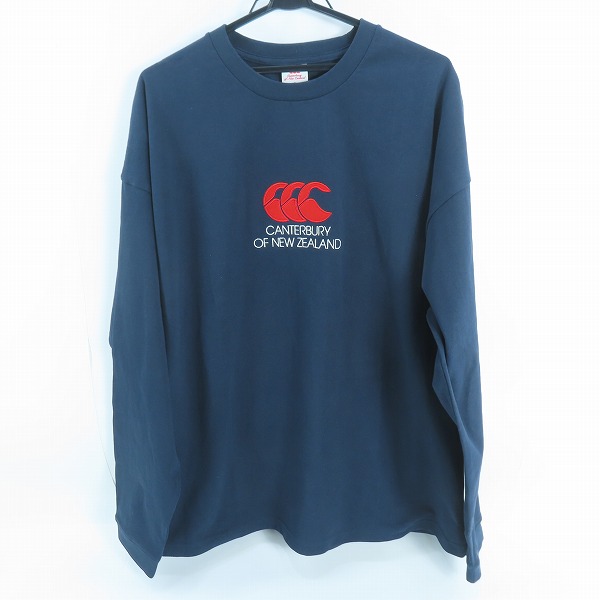 実際に弊社で買取させて頂いた【未使用】CANTERBURY/カンタベリー HEAVY CREW TEE/ヘビークルーティー 長袖Tシャツ/RA424616/3L