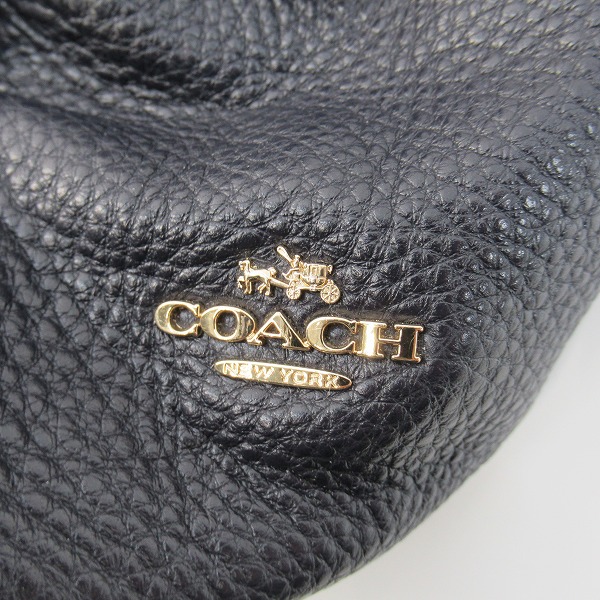 実際に弊社で買取させて頂いたCOACH/コーチ レザー ショルダーバッグの画像 7枚目
