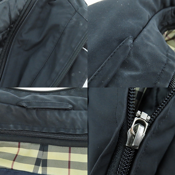 実際に弊社で買取させて頂いたBURBERRY LONDON/バーバリー ロンドン キルティングライナー付き ハーフコート BJB77/BJB77-104-09/Lの画像 7枚目