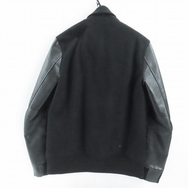 実際に弊社で買取させて頂いたLAD MUSICIAN/ラッドミュージシャン 牛革切替/ウール100% スタジャン 2211-351/44の画像 1枚目