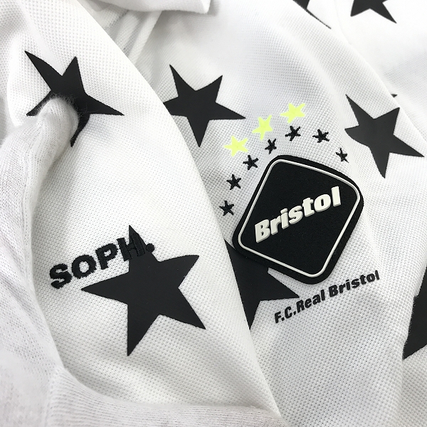 実際に弊社で買取させて頂いたF.C.Real Bristol/エフシーレアルブリストル 17SS TOUR POLO SHIRTS/ツアー ポロシャツ FCRB-170025/Mの画像 4枚目