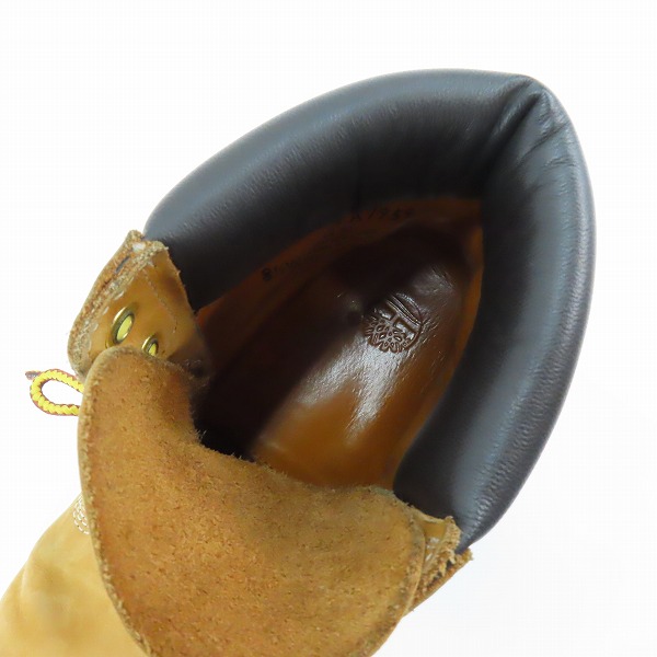 実際に弊社で買取させて頂いたTimberland/ティンバーランド プレミアム 6インチ ウォータープルーフ ブーツ 10061/8.5Wの画像 4枚目