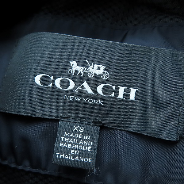 実際に弊社で買取させて頂いたCOACH/コーチ パッカブルウインドブレーカージャケット/C3033/XSの画像 2枚目