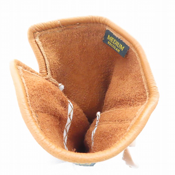 実際に弊社で買取させて頂いたNEIGHBORHOOD/ネイバーフッド レザー グローブ 手袋 ブラウン 152DPNH-AC01/Mの画像 3枚目