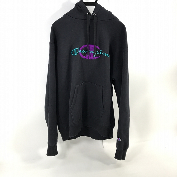 実際に弊社で買取させて頂いたChampion×ATMOS LAB/チャンピオン×アトモス P/O HOODED SWEATSHIRT パーカー C8-S114/XXL
