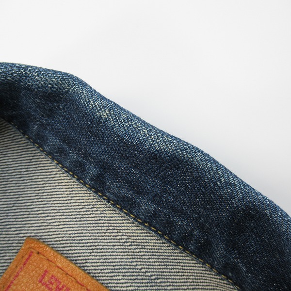 実際に弊社で買取させて頂いたLEVI S/リーバイス 日本製 96年製 71506-XX 1st 大戦モデル 復刻 トラッカージャケット/デニムジャケット 38の画像 6枚目