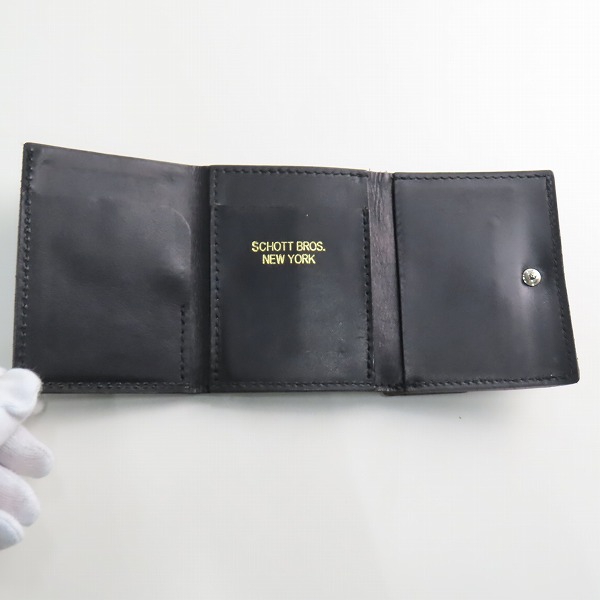 実際に弊社で買取させて頂いたSchott/ショット HORWEEN CHROMEXCEL イージーウォレットの画像 3枚目