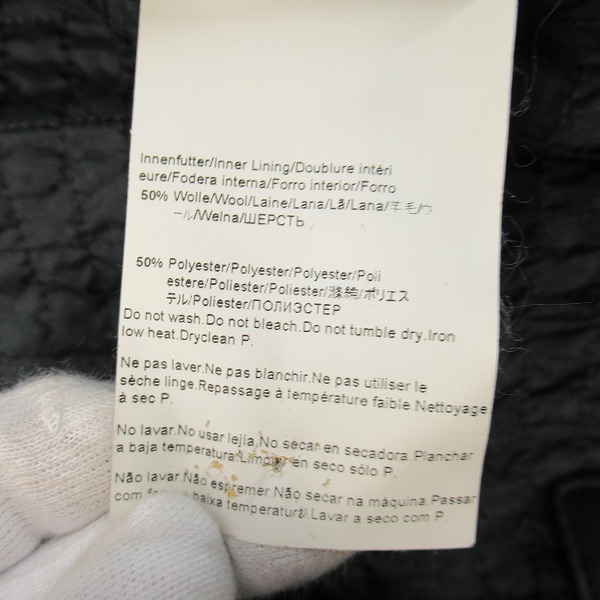 実際に弊社で買取させて頂いたHUGO BOSS/ヒューゴボス  キルティング ウール ステンカラーコート 48Rの画像 6枚目