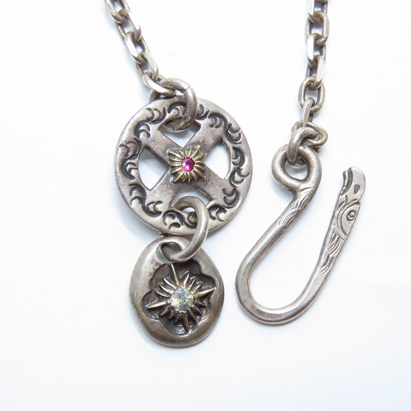 実際に弊社で買取させて頂いたARIZONA FREEDOM/アリゾナフリーダム 頭金 イーグル 先金/上金ハート フェザー/太陽神金メタル チェーン/ペンダントの画像 6枚目