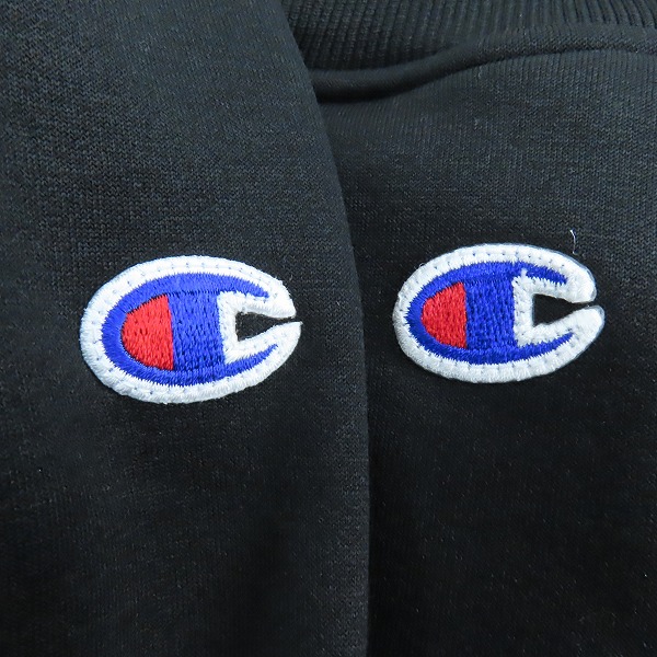 実際に弊社で買取させて頂いた【未使用】CHAMPION/チャンピオン テックウィーブ パーカー/パンツ/セットアップ 黒 C3-AS105/C3-AS202/Lの画像 7枚目