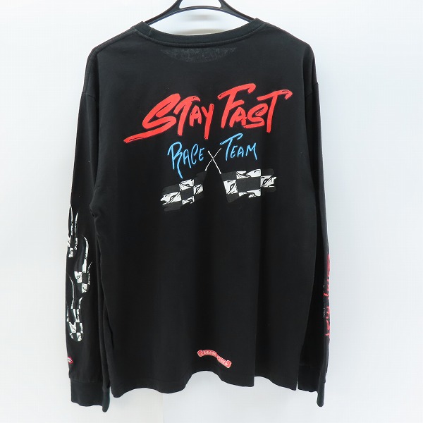 実際に弊社で買取させて頂いた【JPタグ】CHROME HEARTS×MATTY BOY/クロムハーツ×マッティボーイ 22ss STAY FAST 長袖Tシャツ/XLの画像 1枚目