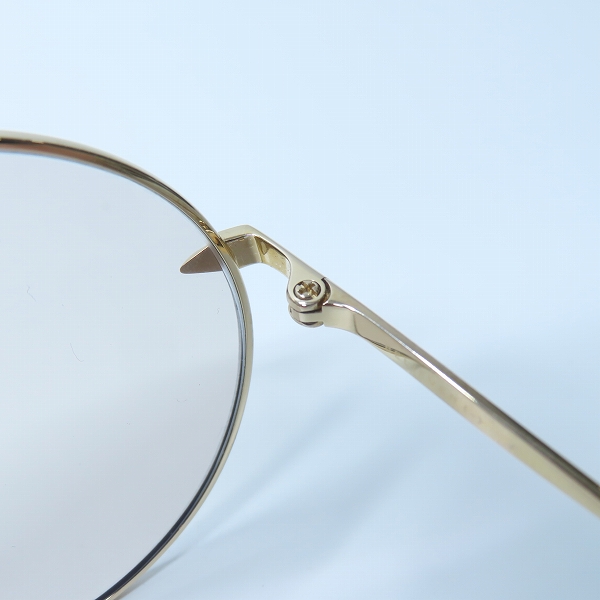 実際に弊社で買取させて頂いたDITA/ディータ BELIEVER/ビリーバー アイウェア/サングラス/メガネフレーム DTX506-52-01 GOLDの画像 4枚目