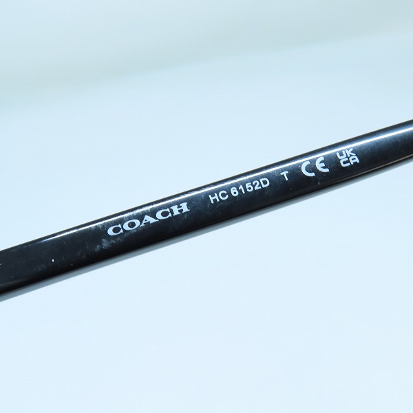 実際に弊社で買取させて頂いたCOACH/コーチ アイウエア/メガネフレーム HC6152Dの画像 5枚目