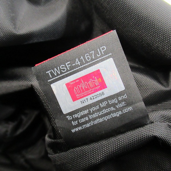 実際に弊社で買取させて頂いたManhattan Portage BLACK LABEL/マンハッタンポーテージ ブラックレーベル ショルダーバッグ ブラックの画像 6枚目