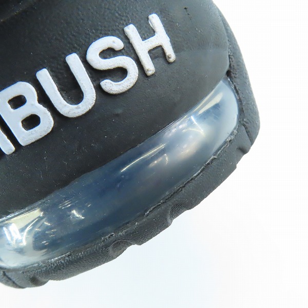 実際に弊社で買取させて頂いたNIKE×AMBUSH/ナイキ×アンブッシュ AIR MORE UP TEMPO LOW SP/エアモアアップテンポ ロー ブラック FB1299-001/28.5の画像 7枚目