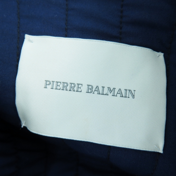 実際に弊社で買取させて頂いたPIERRE BALMAIN/ピエールバルマン ライダース ジャケット 52の画像 2枚目