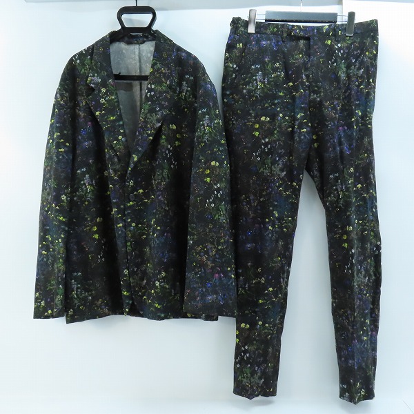 実際に弊社で買取させて頂いたLAD MUSICIAN/ラッドミュージシャン フラワー ジャケット/パンツ セットアップ 2121-319/2121-560/46