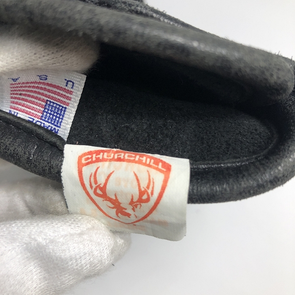 実際に弊社で買取させて頂いたCHURCHILL/チャーチル レザーグローブ/手袋 Sの画像 4枚目