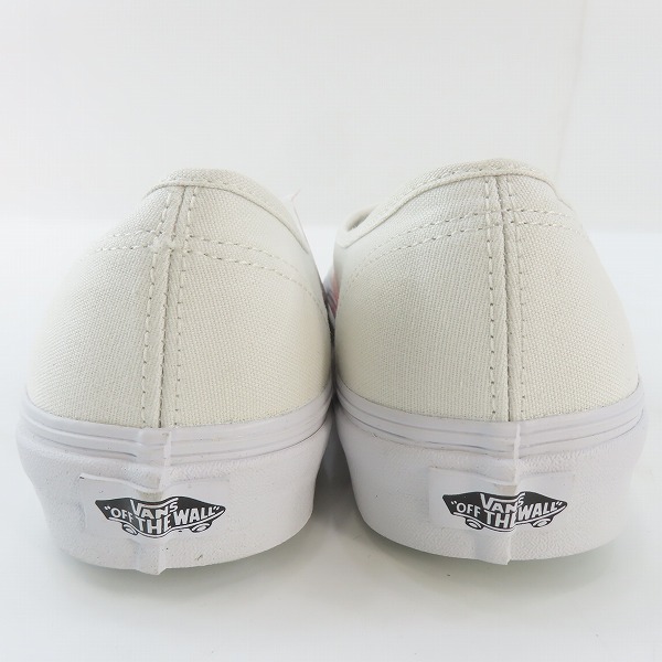 実際に弊社で買取させて頂いた【未使用】vans/バンズ authentic white ローカットスニーカー 9の画像 1枚目